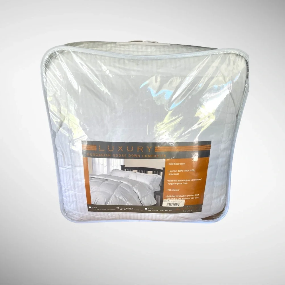HOLLANDER Live Comfortably Goose Down 500 Thread Count Comforter Full - …